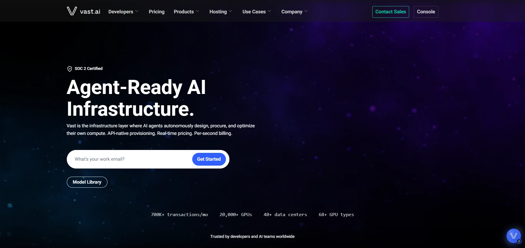 vast homepage